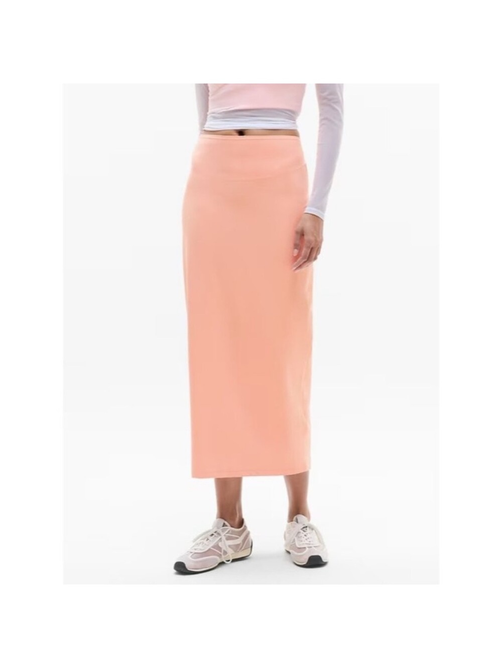 Athleta Be Free Maxi Skirt Peach